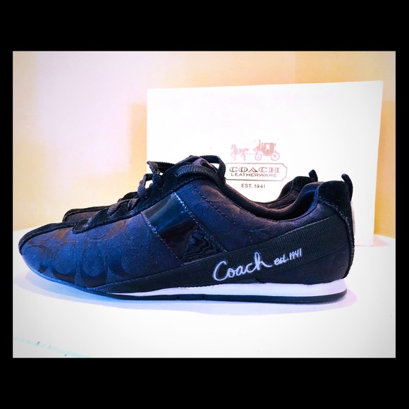 Coach Shoes - Coach Logo Sneakers 9.5